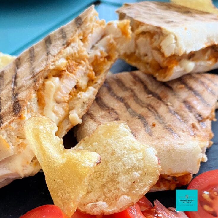 Cheesy Chicken Panini SandwichF1