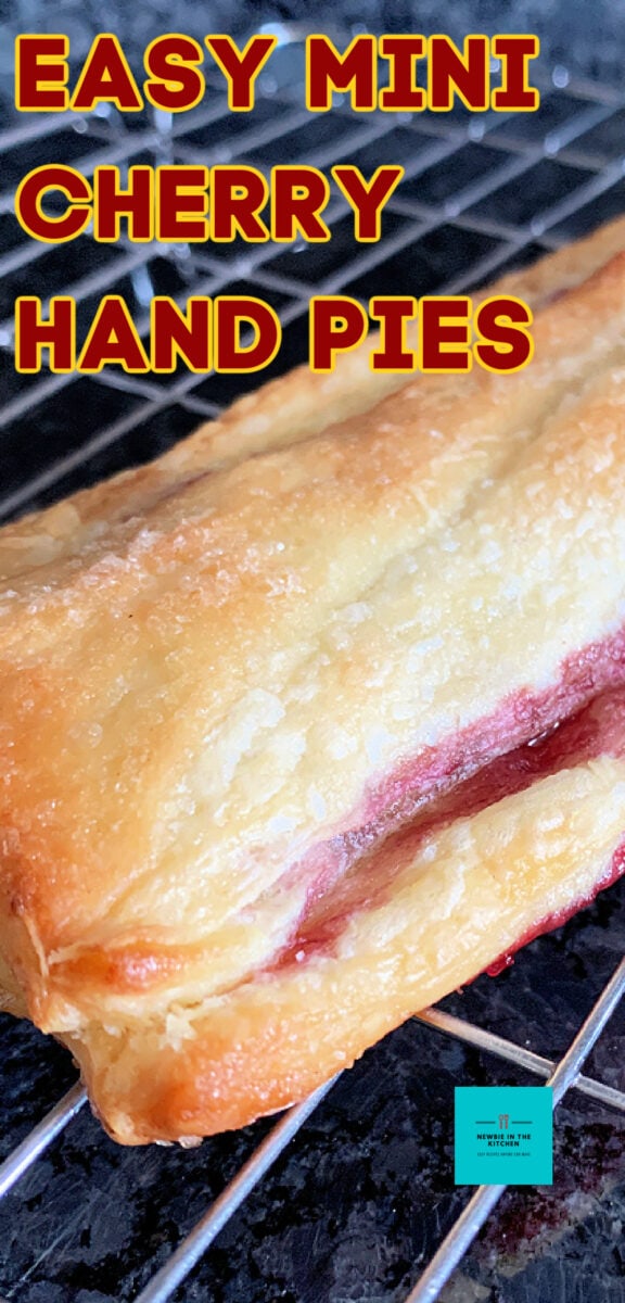 Easy Mini Cherry Pies. Crispy puff pastry filled with cherry preserve, these little hand pies are quick and easy to make. Delicious served warm with ice cream for dessert or on their own as a snack