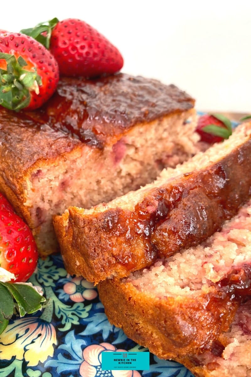 Easy Strawberry French Yogurt Cake. Delicious juicy strawberries, soft and moist, incredibly easy made from scratch cake recipe, great as a tea time snack