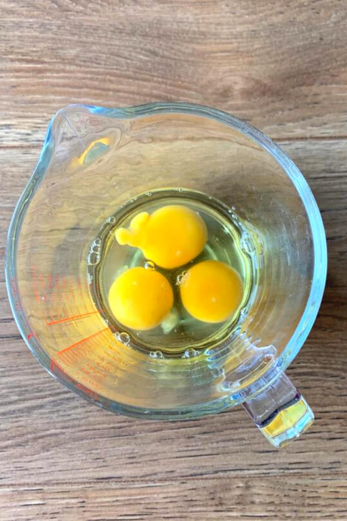 Eggs in jug