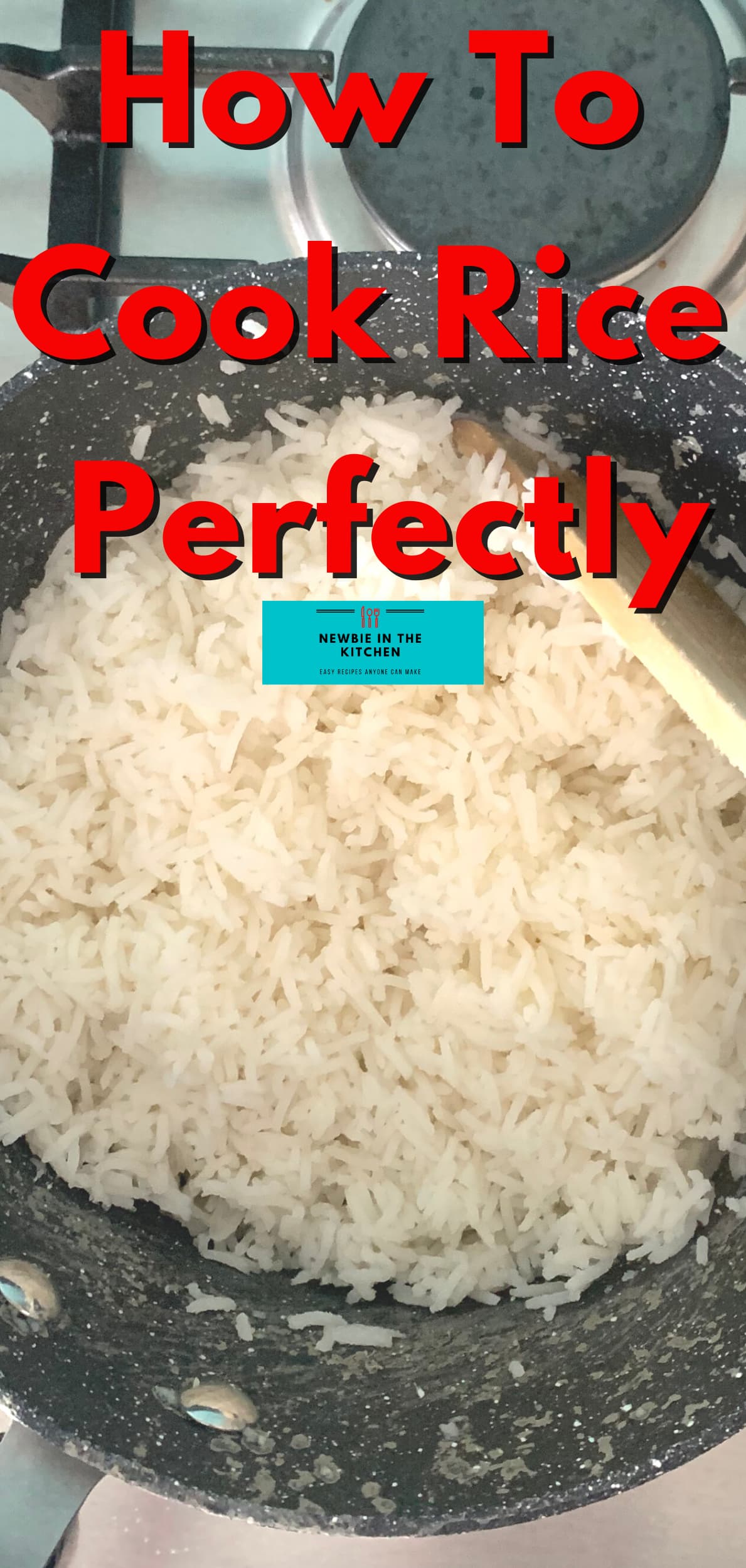 The Easy Way To Cook Rice Newbie In The Kitchen