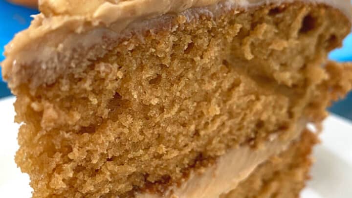 Coffee Walnut Cake is a deliciously easy soft and fluffy cake recipe. Recipe also for a lovely vanilla coffee frosting. A nice cake for the holidays!