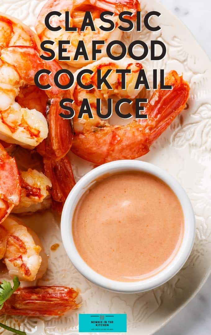 Classic Seafood Cocktail Sauce. A delicious seafood cocktail sauce, mild yet tangy, the perfect accompaniment to prawns, lobster, and ideal for serving as a dipping sauce or to add to a prawn cocktail.