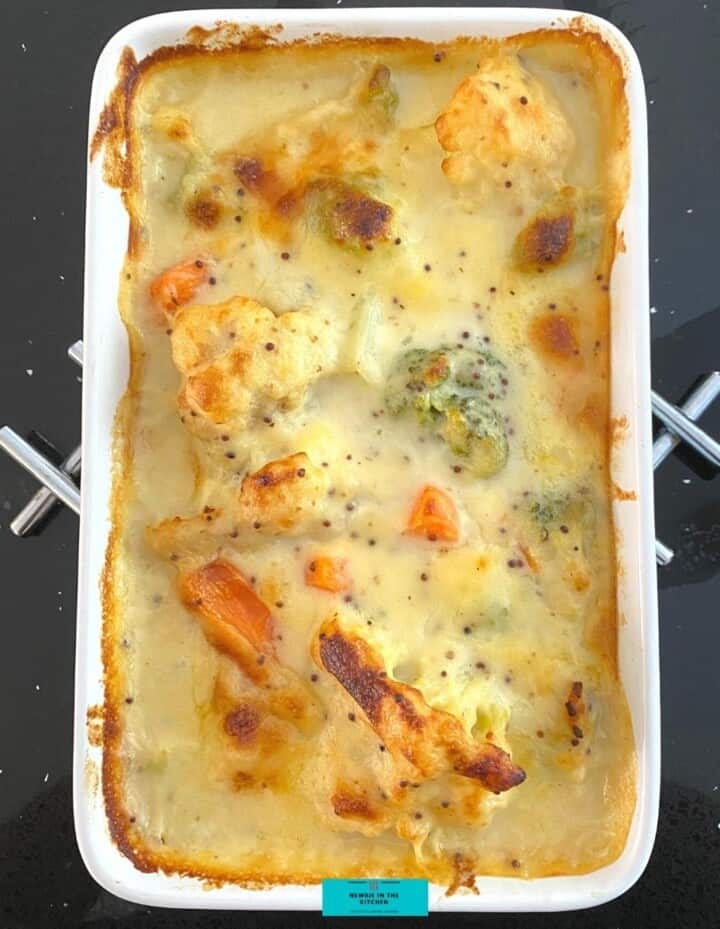 Mixed Vegetable Cheese Bake Newbie In The Kitchen