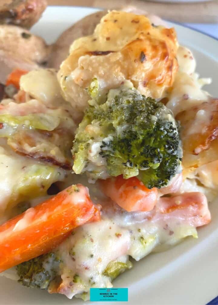 Mixed Vegetable Cheese Bake Newbie In The Kitchen