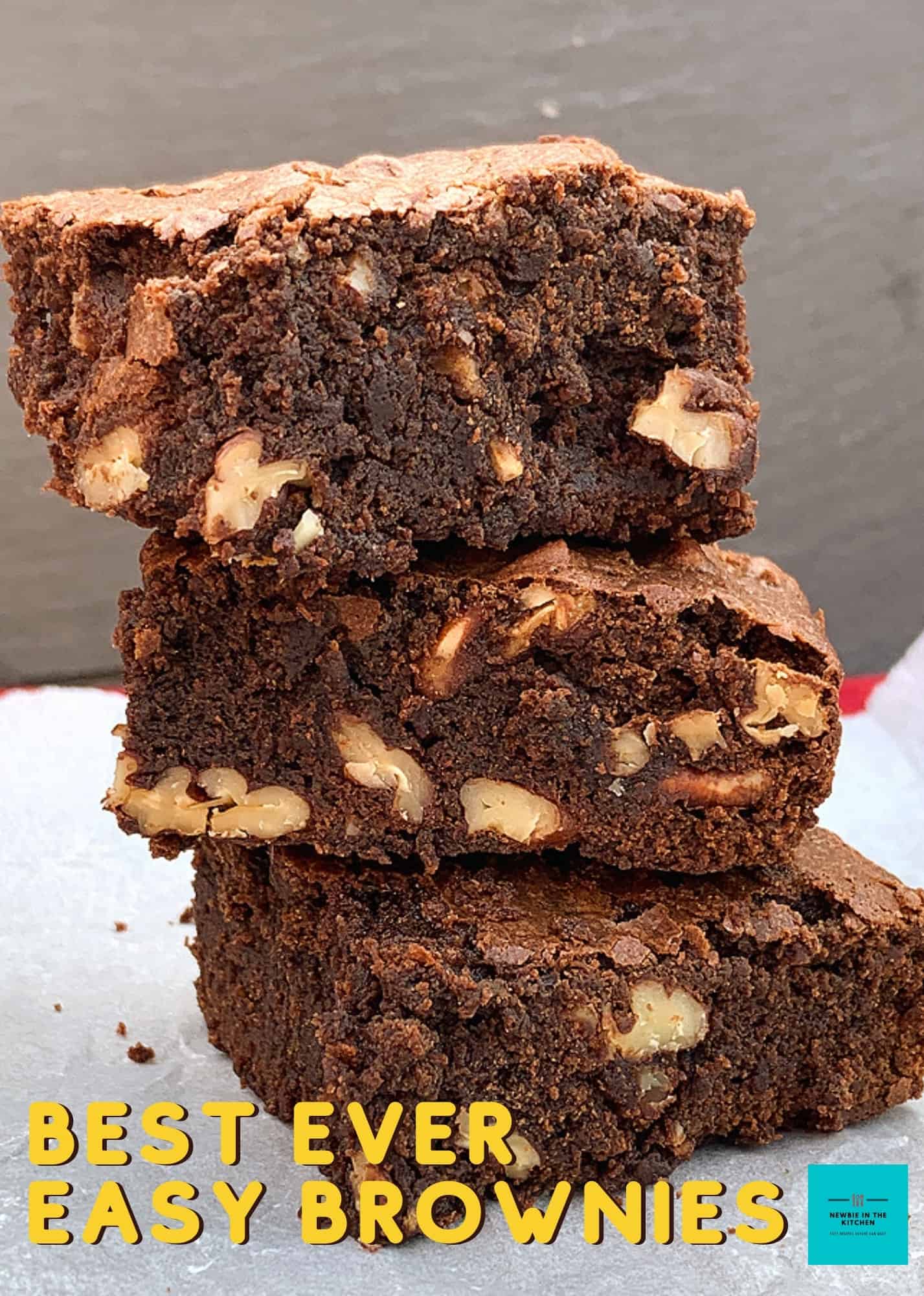 Best Ever Easy Brownie Recipe. This Easy Brownie Recipe is a basic recipe to give you brownies that are chewy & soft with a classic crispy outer, loaded with chocolate. Delicious rich chocolate dessert or snack.The best ever brownie recipe!